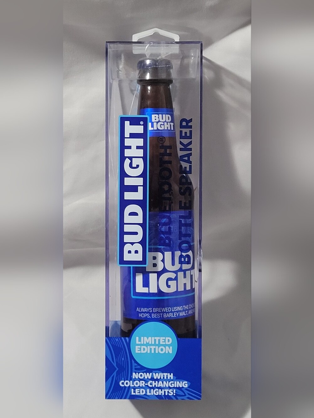 Bud Light Blue Bottle Speaker - Limited Edition